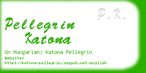 pellegrin katona business card